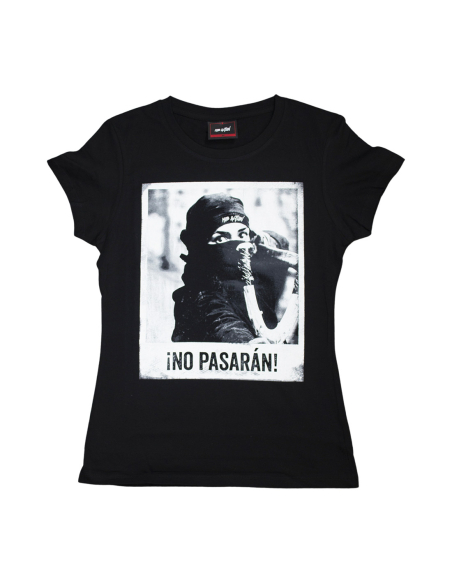 No Pasaran - Mob Action - T-Shirt tailliert - Black