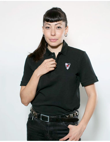 Roter Stern Leipzig - Polo - Logo Stick - Black
