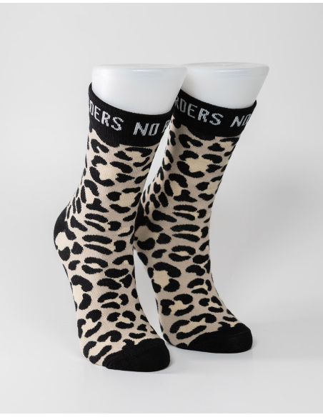 Leo - No Borders - Socken - Animal Print