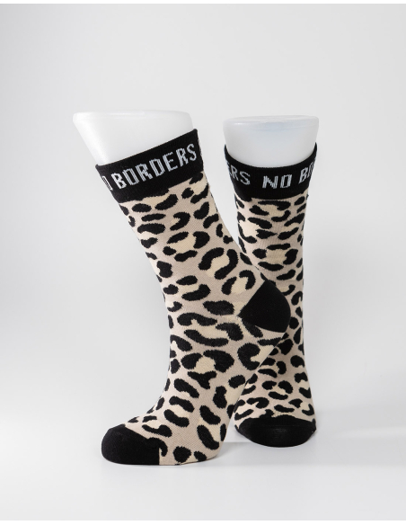 Leo - No Borders - Socks - Animal Print