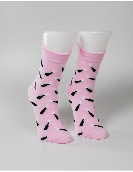 Molli - Mob Action - Socks - Pink