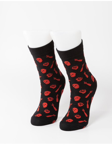 Riot - Mob Action - Socken - Black/Red