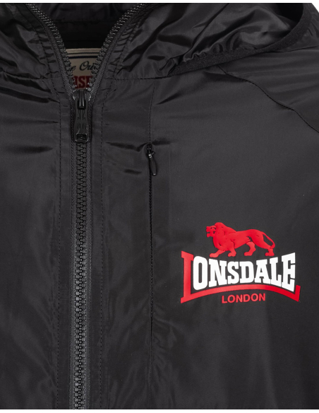 Lonsdale - Windbreaker - Glengolly - Black
