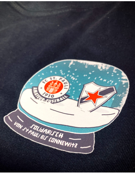 Roter Stern Leipzig - St. Pauli - Soli-Shirt - Black Roter Stern Leipzig - St. Pauli - Soli-Shirt - Black