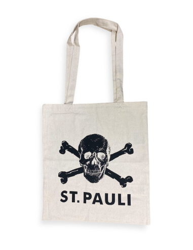 St. Pauli - Beutel - Totenkopf - Beige