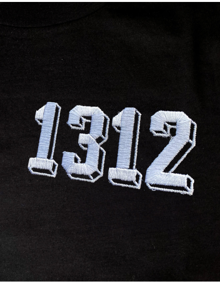 No Borders - T-Shirt - 1312 - Black - Detail