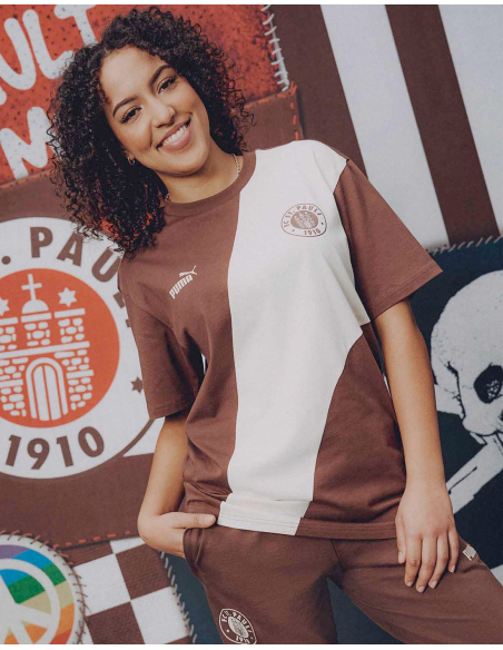 St. Pauli - T-Shirt - Football Culture - Brown St. Pauli - T-Shirt - Football Culture - Brown