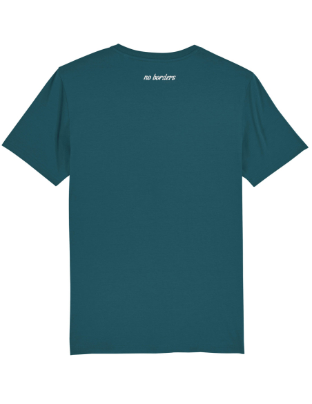 Kein Mensch ist illegal - No Borders - T-Shirt - Green