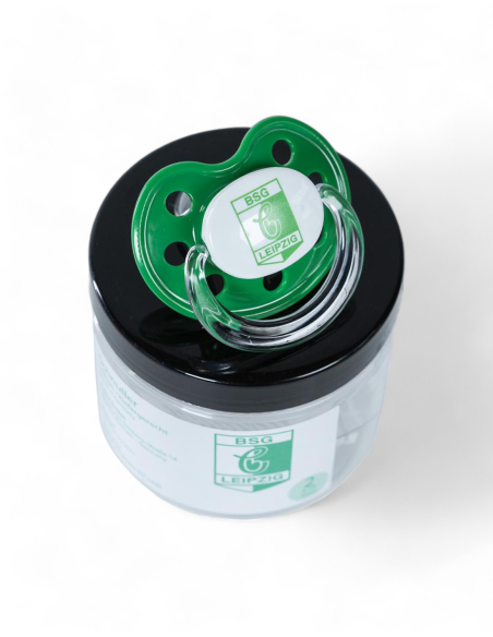 BSG Chemie Leipzig - Baby Dummy - Green/White