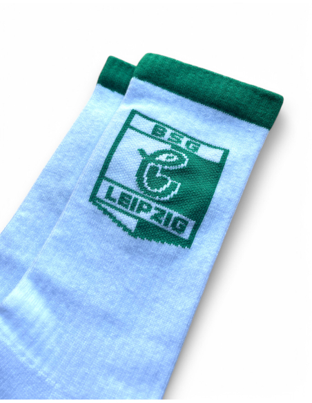 BSG Chemie Leipzig - Socken - Logo - Weiß