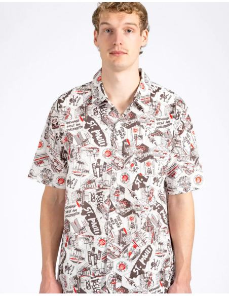 St. Pauli - Hemd - Viertel - Allover Design