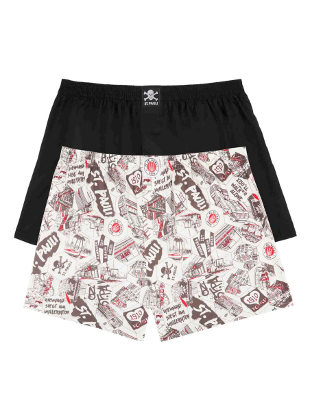 St. Pauli - Boxershorts Set - "Viertel"