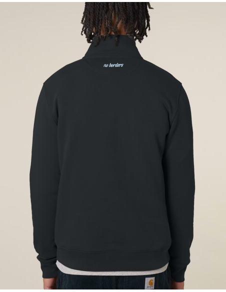 No Borders Kakadu - Half Zip - Schwarz