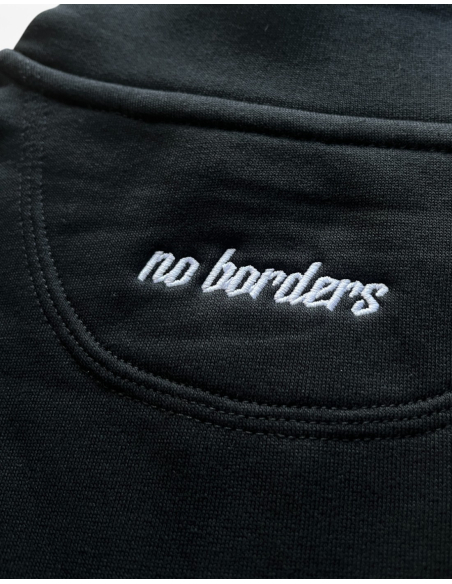 No Borders Kakadu - Half Zip - Schwarz