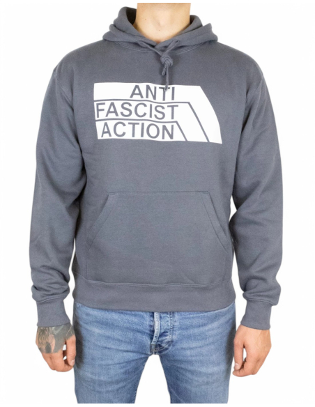 Anti Fascist Action - Hoodie - True Rebel - Convoy Grey Anti Fascist Action - Hoodie - True Rebel - Convoy Grey