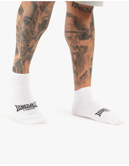 Sneakersocken - Lonsdale - Weiß