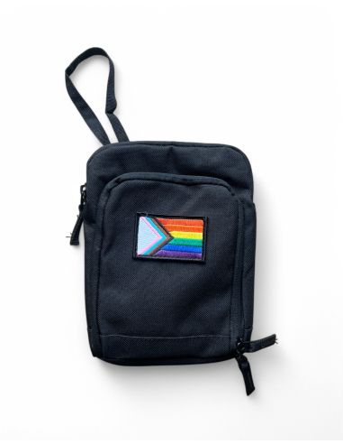 Progress Pride - Schultertasche - Schwarz