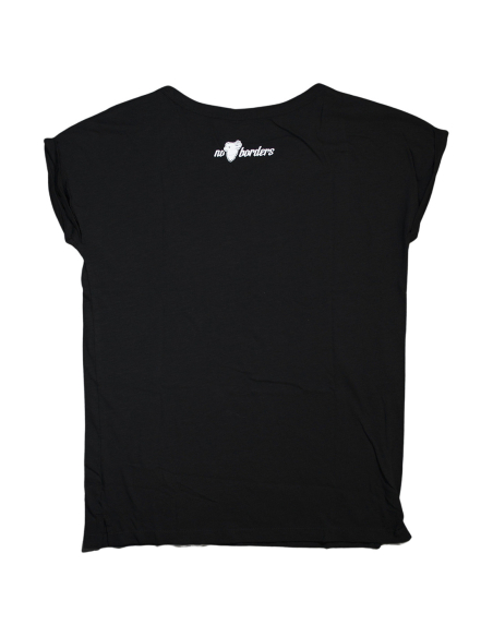 Antifaschistische Aktion - No Borders - T-Shirt tailliert - Antifaschistische Aktion - No Borders - T-Shirt tailliert -