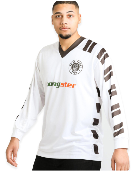 St. Pauli - Retrotrikot - Langarm - Logo St. Pauli - Retrotrikot - Langarm - Logo