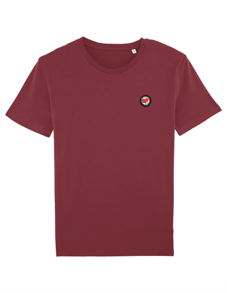 Siamo Tutti Antifascisti - No Borders - T-Shirt - Burgundy Siamo Tutti Antifascisti - No Borders - T-Shirt - Burgundy