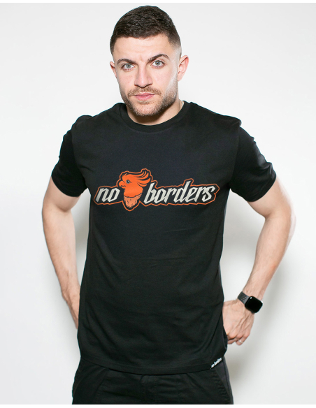 No Borders Kakadu - Print - T-Shirt - Schwarz