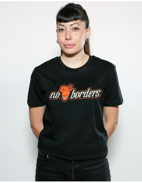 No Borders Kakadu - Print - T-Shirt - Schwarz