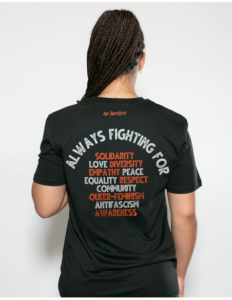 Always Fighting For - T-Shirt - Schwarz - Back