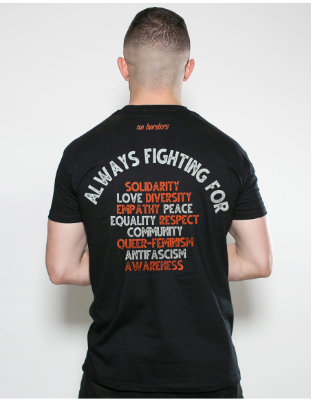 Always Fighting For - T-Shirt - Schwarz - Detail 2 Always Fighting For - T-Shirt - Schwarz - Detail 2