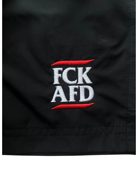 FCK AFD - Active Shorts - Schwarz - Detail Stick