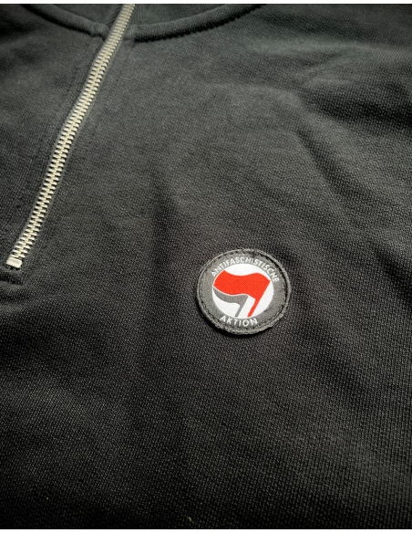 Siamo Tutti Antifascisti - Half Zip - Mob Action - Schwarz