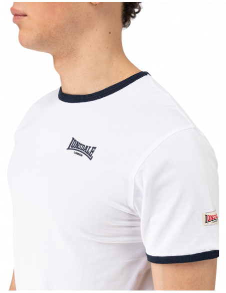 Lonsdale - T-Shirt - Terlill - Weiß - Detail Lonsdale - T-Shirt - Terlill - Weiß - Detail