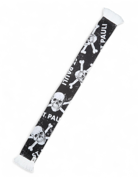 St. Pauli - Seidenschal - Totenkopf - schwarz St. Pauli - Seidenschal - Totenkopf - schwarz