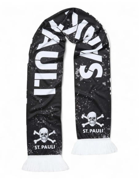 St. Pauli - Seidenschal - Totenkopf - schwarz St. Pauli - Seidenschal - Totenkopf - schwarz