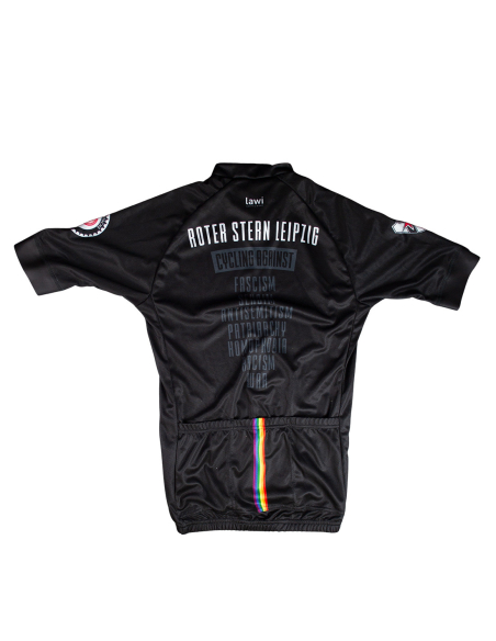 Roter Stern Leipzig - Bike Jersey Short Sleeve - Black/Rainbow Roter Stern Leipzig - Bike Jersey Short Sleeve - Black/Rainbow