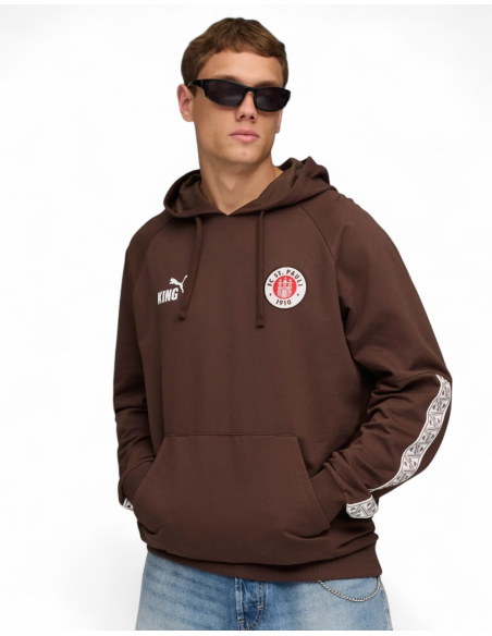 St. Pauli - Hoodie - Puma "King" - Braun