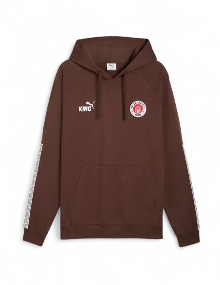 St. Pauli - Hoodie - Puma "King" - Braun - Front - Blanko St. Pauli - Hoodie - Puma "King" - Braun - Front - Blanko