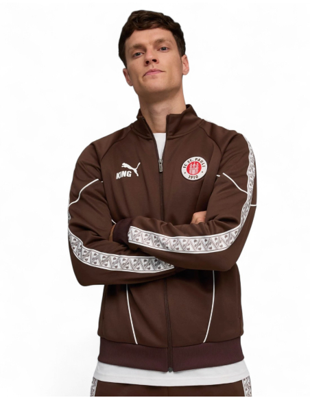 St. Pauli - Trainingsjacke - Puma "King" - Braun