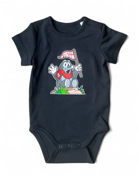 Baby Body - Roter Stern Leipzig - Mauli - Schwarz - Front