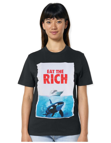 Eat the Rich - No Borders - T-Shirt - Black Eat the Rich - No Borders - T-Shirt - Black