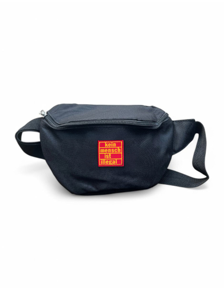 Kein Mensch ist illegal - No Borders - Gürteltasche - Roter