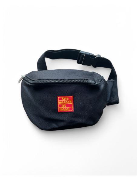 Kein Mensch ist illegal - No Borders - Gürteltasche - Roter Patch Kein Mensch ist illegal - No Borders - Gürteltasche - Roter Patch