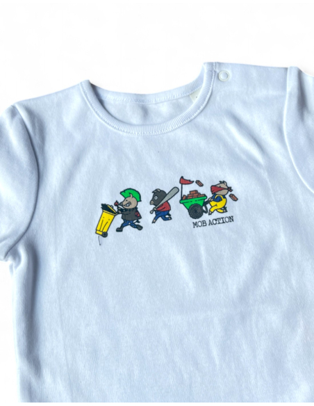 Baby Body - Riot Pigs - Mob Action - Weiß