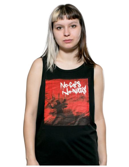 No Cops No Nazis - Tank Top - Schwarz/ROT