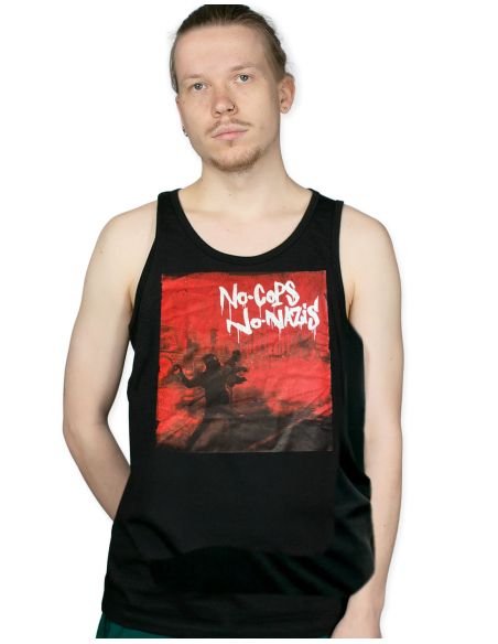 No Cops No Nazis - Tank Top - Schwarz/ROT
