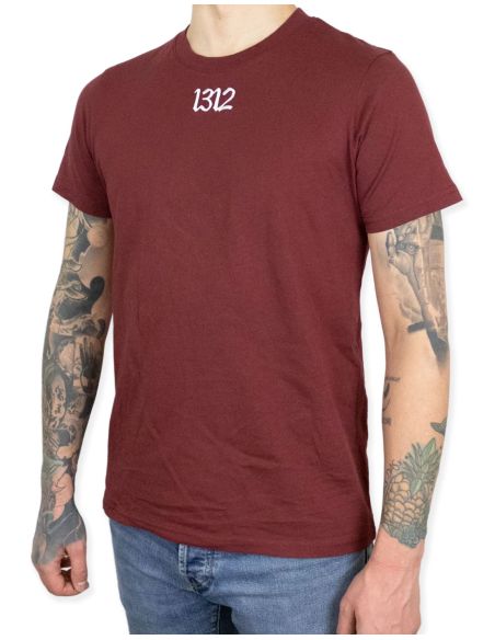 1312 - Sixblox - T-Shirt - Burgundy - Side