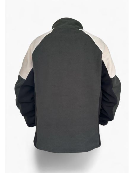 bsg chemie leipzig- fleece zipper - gray - back