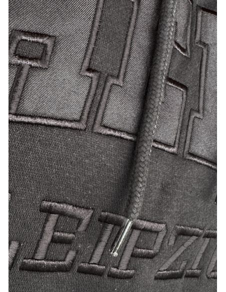 bsg-chemie-leipzig-kapuzenpullover-sticklogo-schwarz-unisex-detail