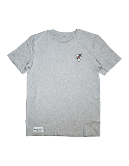 Roter Stern Leipzig - T-Shirt - Logo Stick - Grey