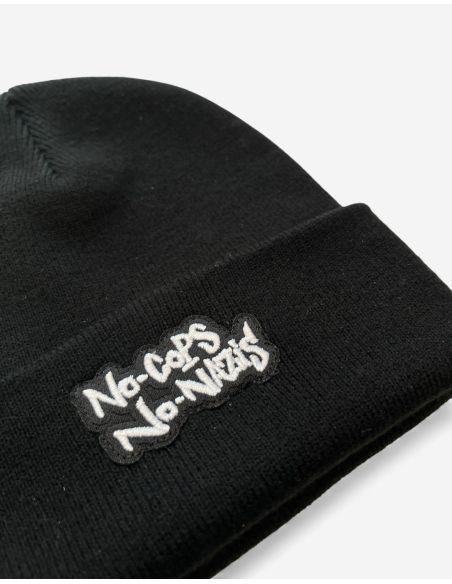 ncnn-mob-action-beanie-patch-black-detail ncnn-mob-action-beanie-patch-black-detail