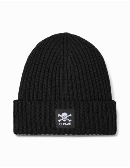 st-pauli-beanie-rib-skull-patch-front